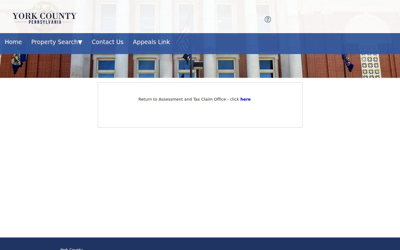 York County residents directory assessment search choices